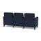 Lesro Siena Lounge Reception 3 Seat Tandem Seating, Black, RF Blueberry Upholstery SN3103 - alternate 3